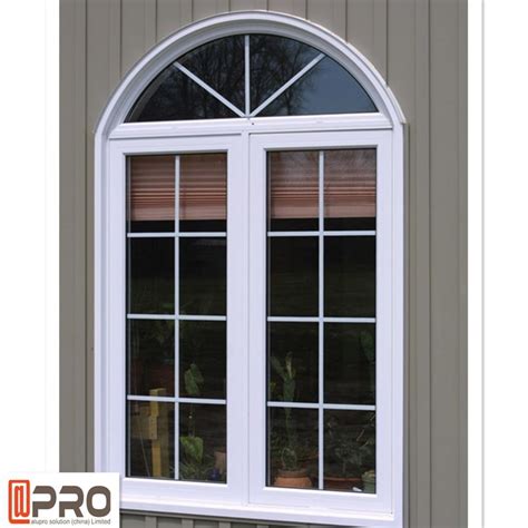 Customize Horizontal Double Casement Windows Aluminium Frame Glass