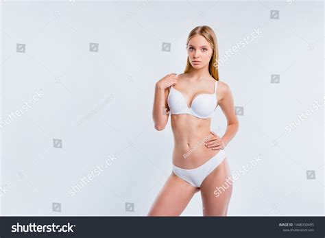 Skinny Blonde In Lingerie Images Stock Photos Vectors Shutterstock
