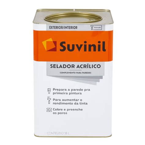 Selador Acrilico Suvinil L Tinta Em Casa