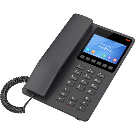 Grandstream Ghp W Compact Hotel Phone With Color Led Voip Supply