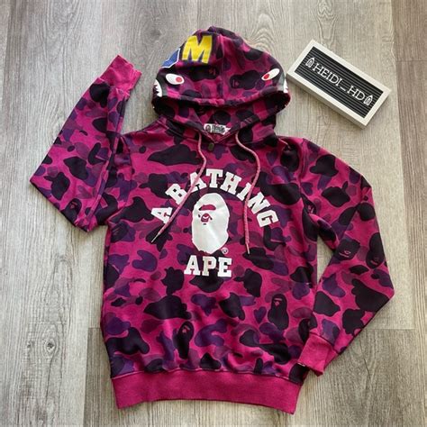 Bape Tops A Bathing Ape Camo Hoodie Shark Poshmark