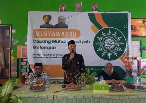 Pimpin Muhammadiyah Cabang Molompar Gelar Musyawarah Kifli Bachmid