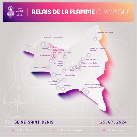 Parcours En Seine Saint Denis De La Flamme Olympique 2024 Date