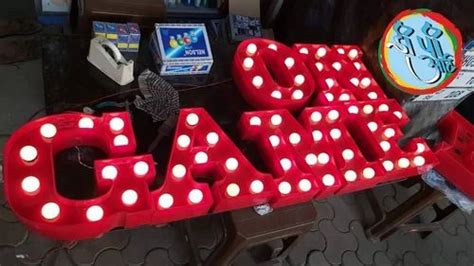 Led Alphabet 3d Letters Bulb Light Shape Rectangular At Rs 350 Inch