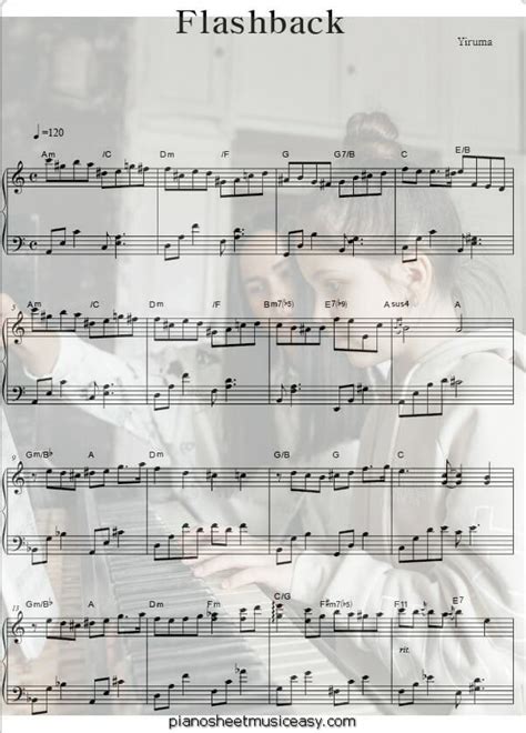 Flashback Sheet Music A Minor