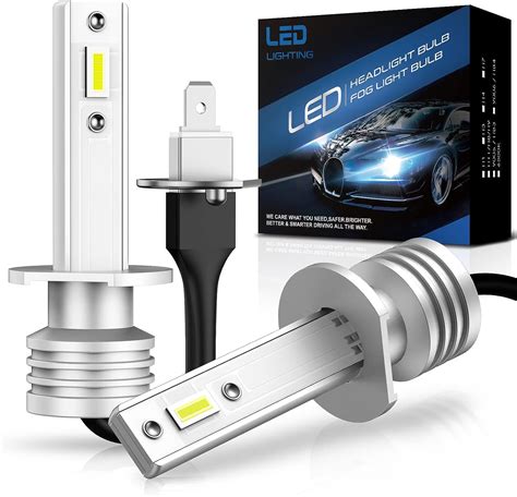 Shinyy Lampadine H Led Fari Per Auto Lm K Bianco Freddo V