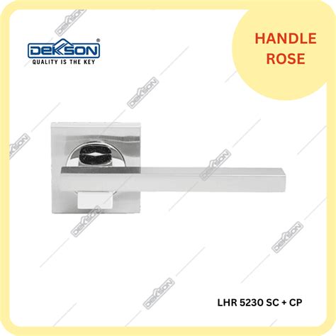 Jual Handle Pintu Gagang Pintu Dekkson Lhr Sc Cp Shopee