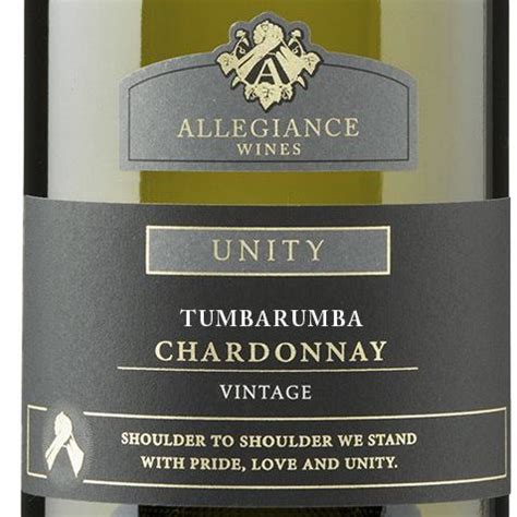 Allegiance Wines The Unity Tumbarumba Chardonnay Winepilot