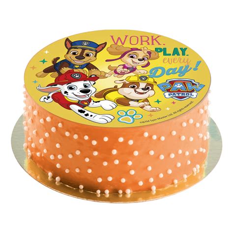 Essbare Tortenaufleger Paw Patrol Cake Topper Tortendeko Geburtstag