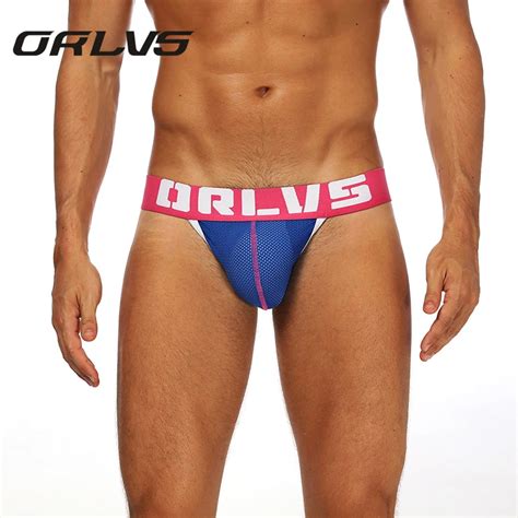 Orlvs Ropa Interior Sexy Gay Para Hombre Suspensorio Calzoncillos De