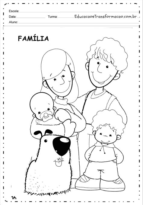 Atividades Familia Maternal - Atividade Familia Maternal 1 - RETOEDU