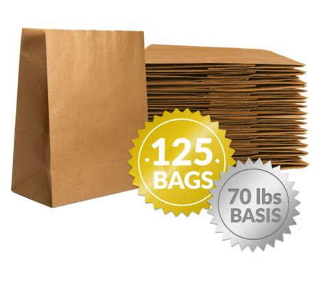 Reli Kraft Paper Bags 125 Pcs 12 X 7 X 17 Large Brown Paper Bags Bulk Ebay