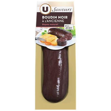 Boudin noir à l ancienne U Saveurs x 1 240 g La Belle Vie