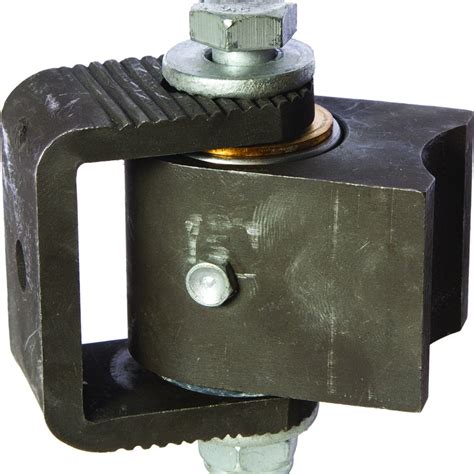 Adjustable Side Mount Hinge With U Bolt Bearings And Grease Fitting