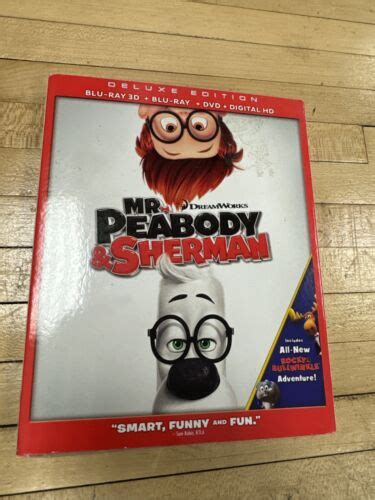 Mr Peabody And Sherman 3d 2d Blu Ray Dvd 2014 3 Disc Uv New W Slipcover 24543869528 Ebay