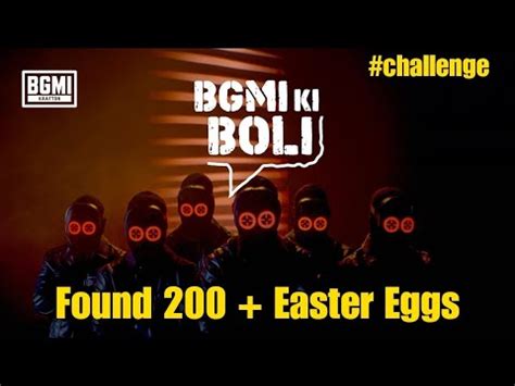 Found Easter Eggs In Bgmi Ki Boli Film Easter Eggs Challenge In