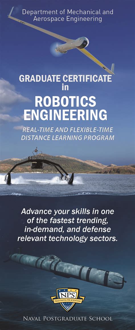 Robotics Certificate Mechanical And Aerospace Engineering Naval