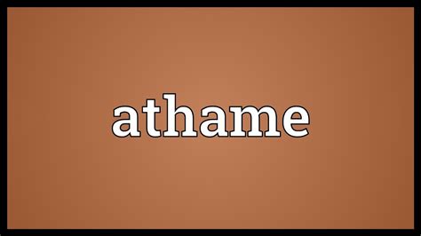 Athame Meaning - YouTube