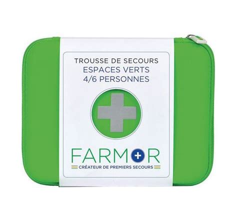 Trousse De Secours Espaces Verts Personnes En Pu Vert Manutan