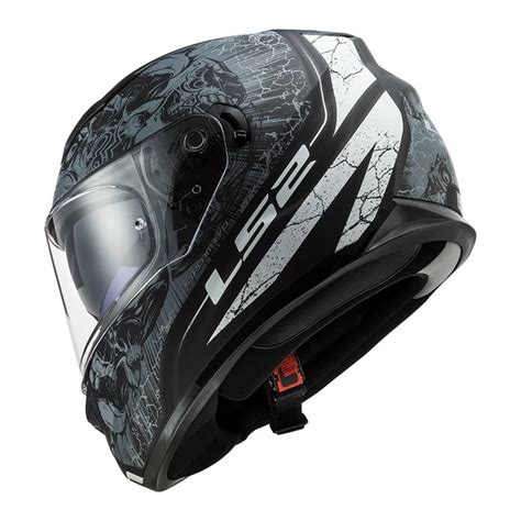 Moto Prilba Ls Ff Stream Evo Throne Black Titanium Insportline