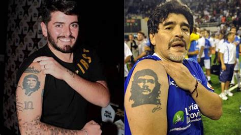 Por Primera Vez Maradona Se Reuni Con Su Hijo Italiano