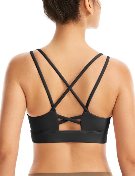 Amazon Padded Sports Bras For Women Medium Support Strappy Yoga