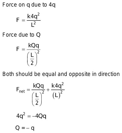 Ntthree Charges 4q Q And Q Are Placed In A Straight Line Of Length L At Points 0 L2and L