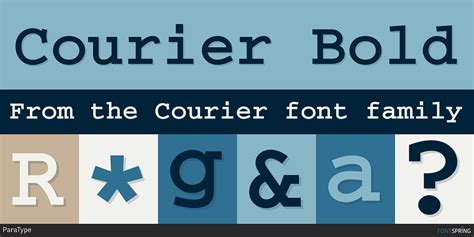 Courier Font