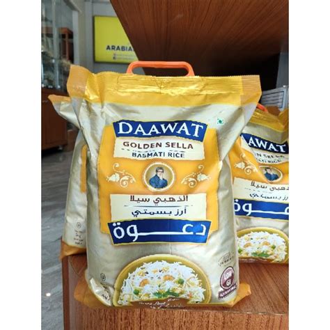 Jual Beras Basmati Daawat Golden Sella Basmati Rice India Kg Shopee