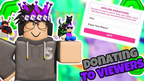 PLS DONATE LIVE DONATING GIFTING ROBUX TO VIEWERS Roblox Giveaway