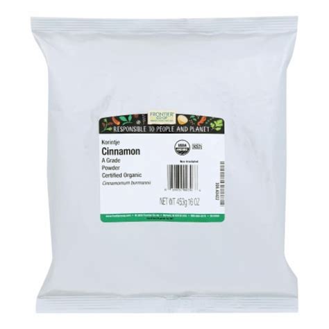 Frontier Natural Products Co Op Organic Ground Korintje Cinnamon A