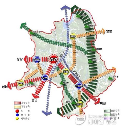 경기도 2040년 광주 도시기본계획 승인인구 52만5천명 목표