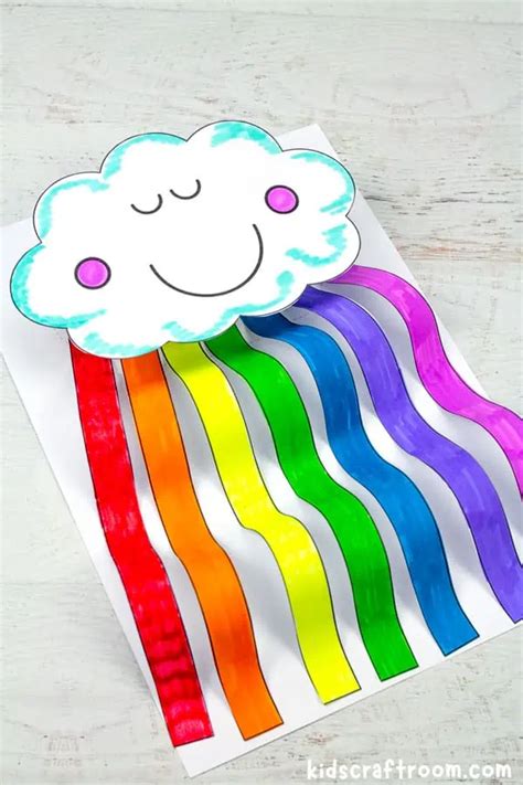 Rainbow Cloud Craft - Kids Craft Room