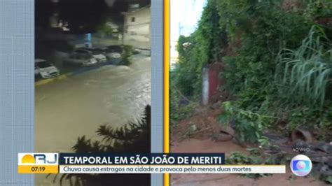 V Deo Chuva Provoca Pelo Menos Duas Mortes Em S O Jo O De Meriti Bom