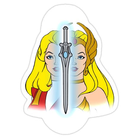 "She-Ra Princess of Power - Adora/She-Ra/Sword - Color" Stickers by ...