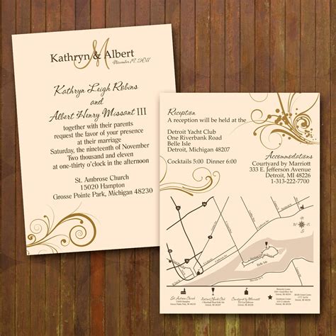 Two Sided Invitation Template