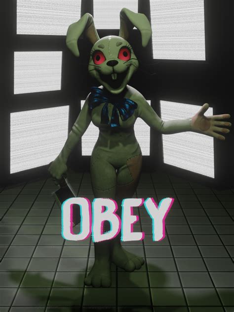 FNaF Blender Vanny OBEY Teaser But Remade In Blender In 2021 Fnaf