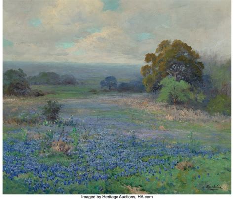 Robert William Wood American Afternoon Bluebonnet Lot