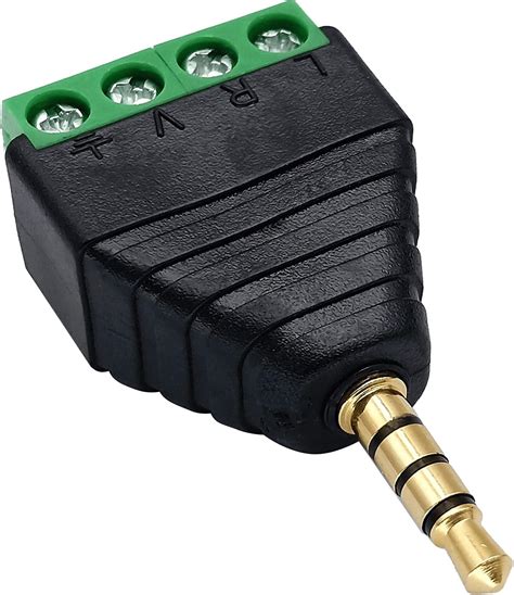 Cablepelado Conector Jack Mm Macho Conector Audio Jack Mm