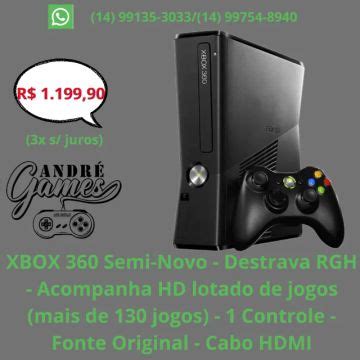 Xbox Rgh Consoles De V Deo Game No Brasil