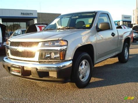 2007 Silver Birch Metallic Chevrolet Colorado Work Truck Regular Cab