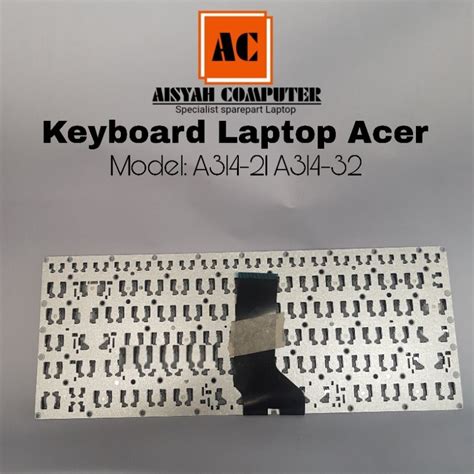 Jual Keyboard Laptop Acer Aspire A314 32 A314 21 Tombol Besar F2 Logo