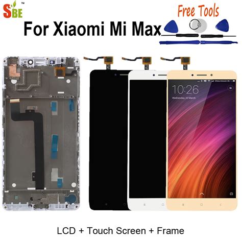 Lcd Display Frame For Xiaomi Mi Max Touch Screen Digitizer