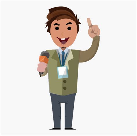 Transparent Journalist Clipart Reporter Png Png Download Kindpng