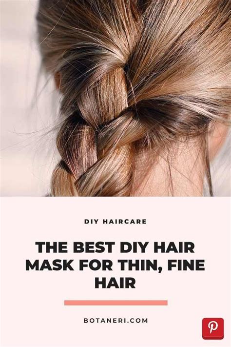 The Best Diy Hair Mask For Thin Fine Hair In 2020 Best Diy Hair Mask