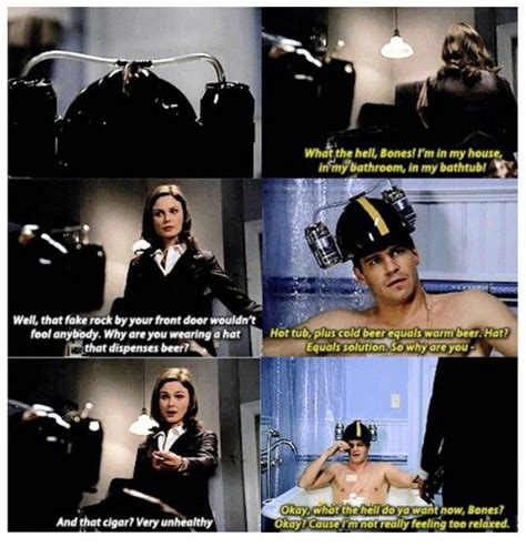 A Funny Moment Between Bones And Booth Bones Tv Series Bones Tv Show