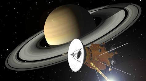 Nave Espacial Cassini Inicia Parte Final De La Misión En Saturno