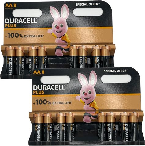 Duracell Plus Aa Batteries 16 Pack Alkaline 15v Duracell Plus