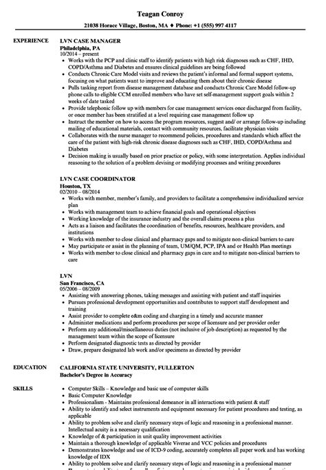 Lvn Resume Samples Velvet Jobs