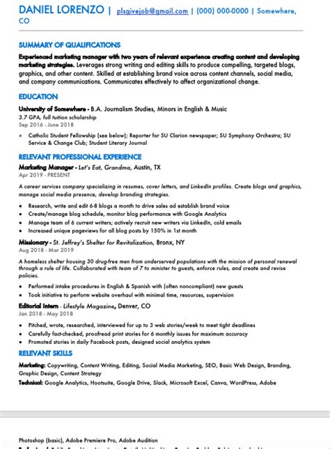 Tighten It Up: Our Best Resume Font Size and Resume Line Spacing Tips | Let's Eat, Grandma